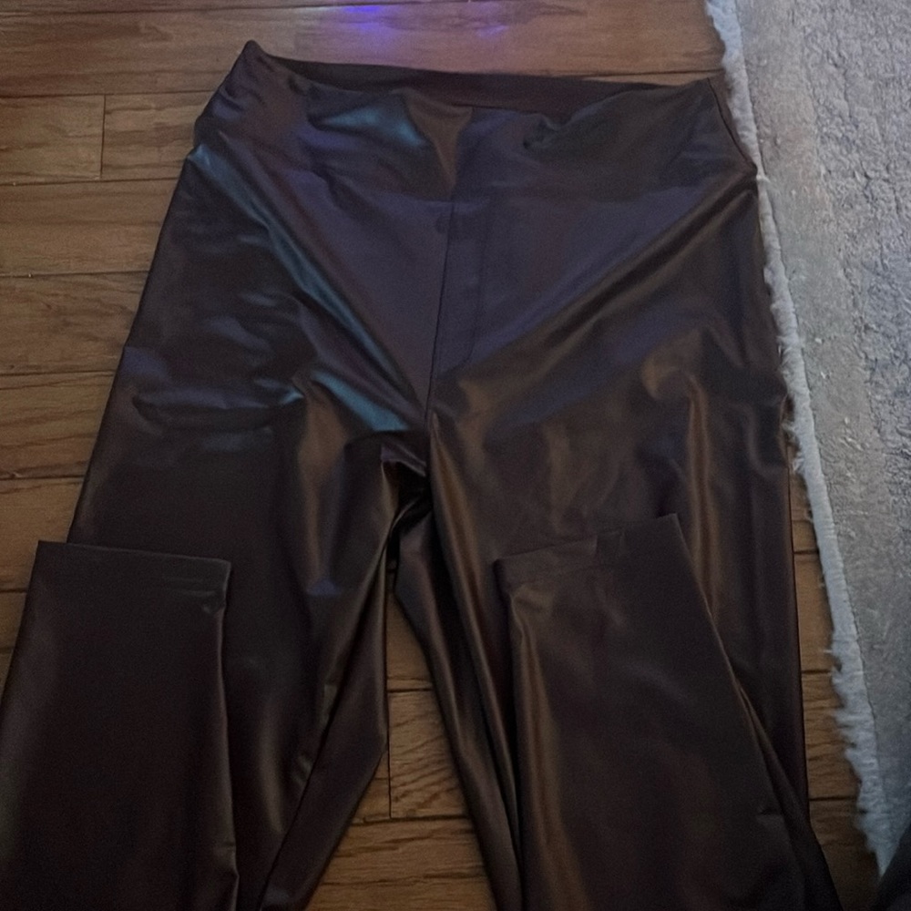 Aerie Offline Faux Leather Leggings NWOT